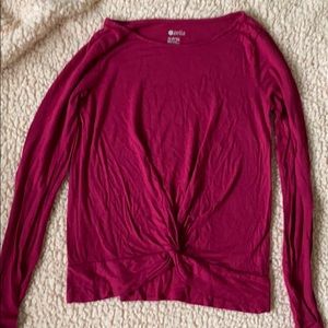 Girls “Zella” Knotted top